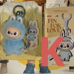 POP MART PIN FOR LOVE ラブブ アルファベット K