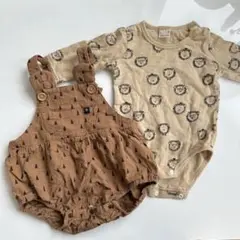 ロンパース/サロペット　２点セット