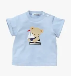 familiar ☆ クマ ブルー Tシャツのサムネイル
