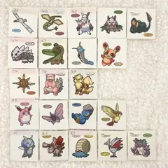 ポケモン ポケモンパン デコキャラシール 21枚 セット バラ売り可