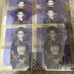 アニプレックス オンラインくじ 鬼滅の刃 無限城編 クリア色紙 珠世　6枚セット