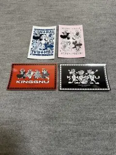セブンイレブン オールフリー ステッカー 4枚 KingGnu キングヌー