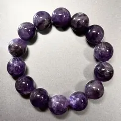 アメジスト 希少 大玉 16mm＋ 内径18.5cm ブレスレット