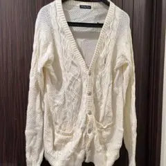 EAST BOY Venus アイボリー カーディガン