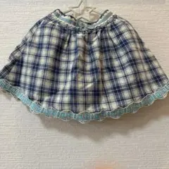 アクシーズ　水色　リボン　スカート