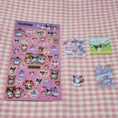 クロミ　シール　ステッカー　フィギュア　ブローチ　セット　まとめ売り