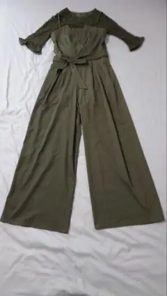 DRESS+ パンツドレス（レースブラウス ジャンプスーツ セットアップ）