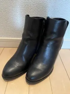【美品】ILIMA ショートブーツ ブラック 24.0cm