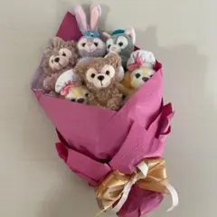 香港ディズニー　ダッフィー花束