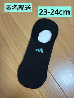 【未使用】adidas 黒 靴下 23-24cm アディダス　レディース　キッズのサムネイル