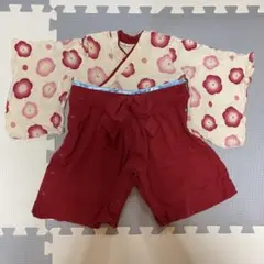 ベビー 袴ロンパース 80