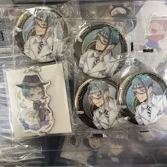 ツイステ ジェイド 缶バッジ アクリルキーホルダー