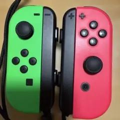 Nintendo Switch ジョイコン ネオングリーンとネオンピンク