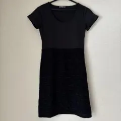 BLACK by moussy 膝上半袖ミニワンピースのサムネイル