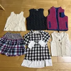 売り切り　女の子まとめ売り　秋冬120サイズ　 6点