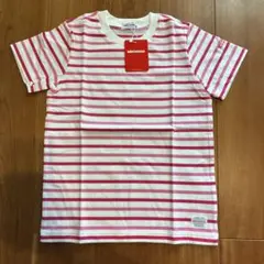 ミキハウス　ボーダー　レッド　ピンク　ホワイト