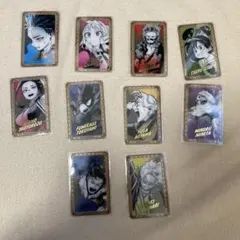 ヒロアカ原画展　箔押しクリアカードコレクション　10種セット