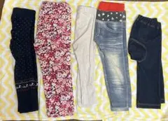 子供用 タイツとズボン 5枚セット 70~95