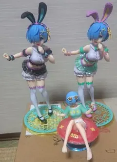 Re:ゼロから始める異世界生活 レム フィギュア 3体セット 箱なし