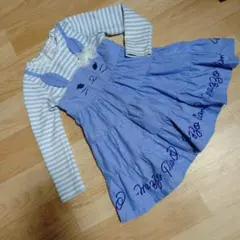 メゾピアノ うさぎワンピース