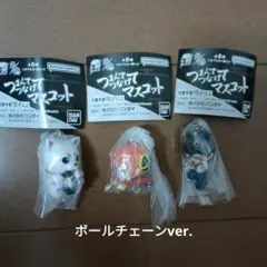 ガチャガチャ　銀魂つまんでつかまえてマスコット 3個セット