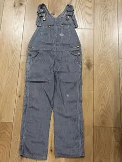 Lee ストライプ オーバーオール