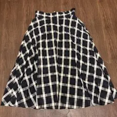 JILL STUART チェック柄フレアスカート Mサイズ