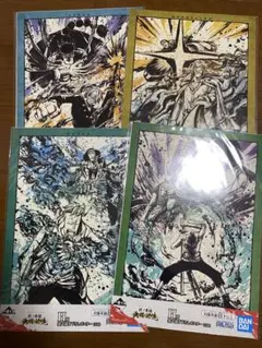 一番くじ　ワンピース　描き下ろしポスター　4種セット