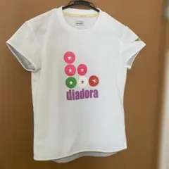 DIADORA 半袖Tシャツ ホワイト Lサイズのサムネイル