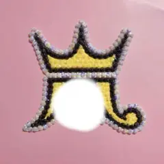 うちわデコパーツ　黄色　イエロー　デコうちわ　嵐