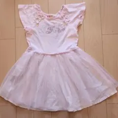 mezzo piano 半袖ワンピース 120 ピンク