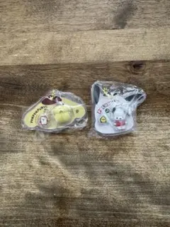 サンリオキャラクターズ　パッケージチャーム　ポムポムプリン　ポチャッコ
