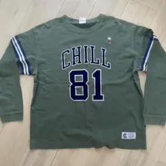 CHILLAX ロンT 緑　カーキ　Mサイズのサムネイル