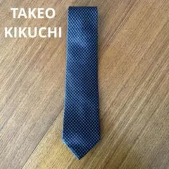 TAKEO KIKUCHI チェック柄スリムタイ