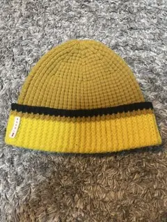 MARNI✖︎UNIQLO イエロー・ブラック ニット帽