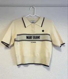 美品　MARY QUANT 襟付き半袖 ニット
