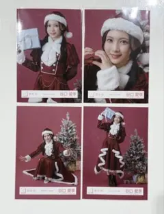 櫻坂46 2025年 サンタ 生写真 4種コンプ　谷口愛季
