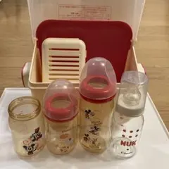 除菌じょーず　ミッキーマウス 哺乳瓶4本