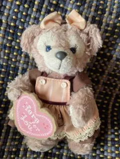 シェリーメイ　バレンタイン　ぬいぐるみバッジ　ディズニー
