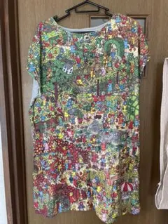 【最終値下げ】グラニフ　graniph ウォーリーをさがせ　コラボワンピース