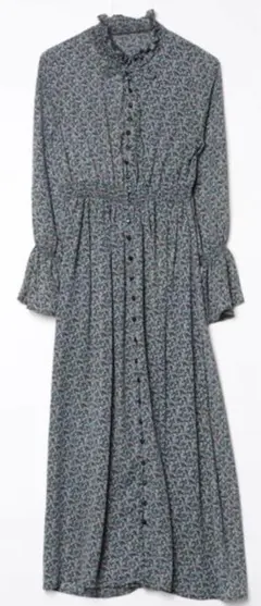 one after another NICE CLAUP 花柄　ロングワンピース