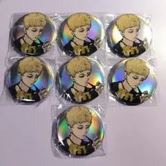 ハイキュー!!東京遠征2013夏　メタリック缶バッジ　月島蛍　7点セット