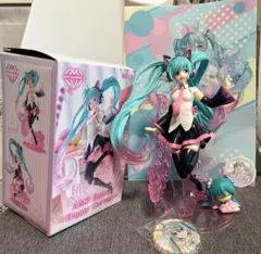 開封済み中古品　初音ミク Birthday AMP フィギュアHappy Cat