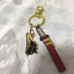 るろうに剣心　逆刃刀キーホルダー　佐藤健　赤鞘