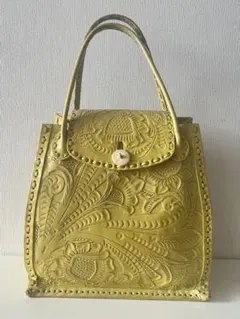 新品未使用【定価3万】Carving Tribes イエローショルダーバッグ