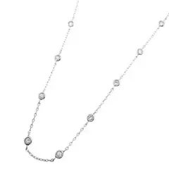 PT 0.307ct E VVS-2 バケット カットネックレス - メルカリ