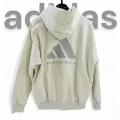 美品 adidas アディダス バスケットボール フリースパーカー IX1962