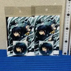 鬼滅の刃　全集中展　缶バッジ＆ポストカード セット　時透無一郎 2セット z