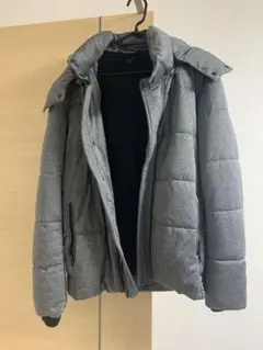 AZUL by moussy グレー ダウンジャケット