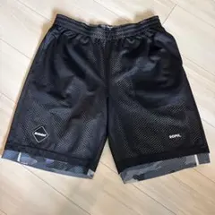 激レアF.C.Real Bristol リバーシブルメッシュパンツ 黒✖️カモのサムネイル